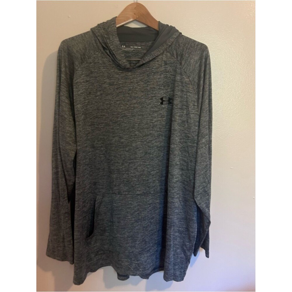 Under Armour Men's Tech Hoodie Gray Loose Fit 2.0 Size 3XL
